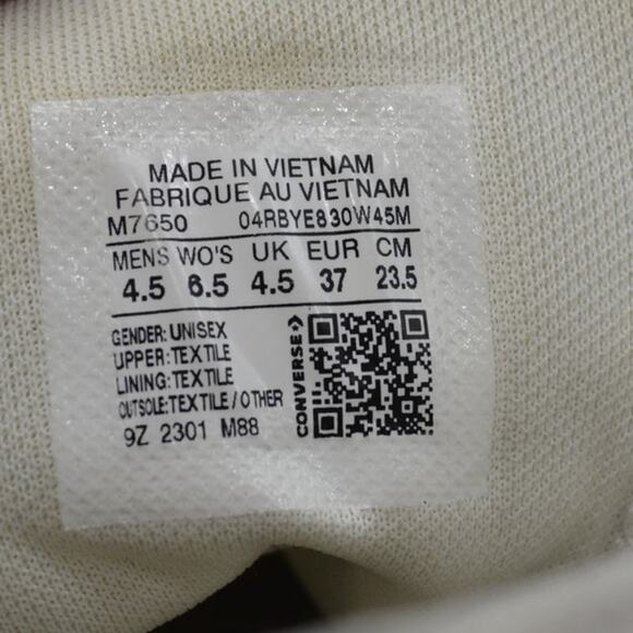 Converse Sz 6.5 Chuck Taylor All Star high-top Sneakers Wmn - Picture 4 of 13